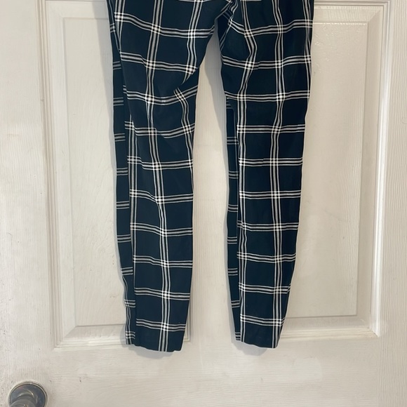 Old navy Stevie black white pinstripe plad plaid legging stretchy pants business - Picture 5 of 16